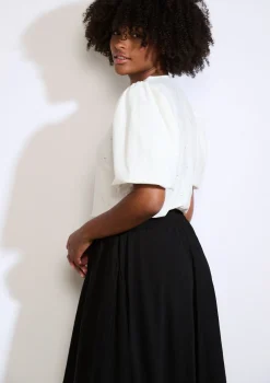 LolaLiza Top met pofmouwen- Tops En T-Shirts