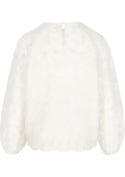 LolaLiza Transparante kanten blouse- Blouses En Hemden