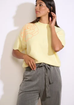 LolaLiza Trui met bloemenmotief- Truien En Cardigans