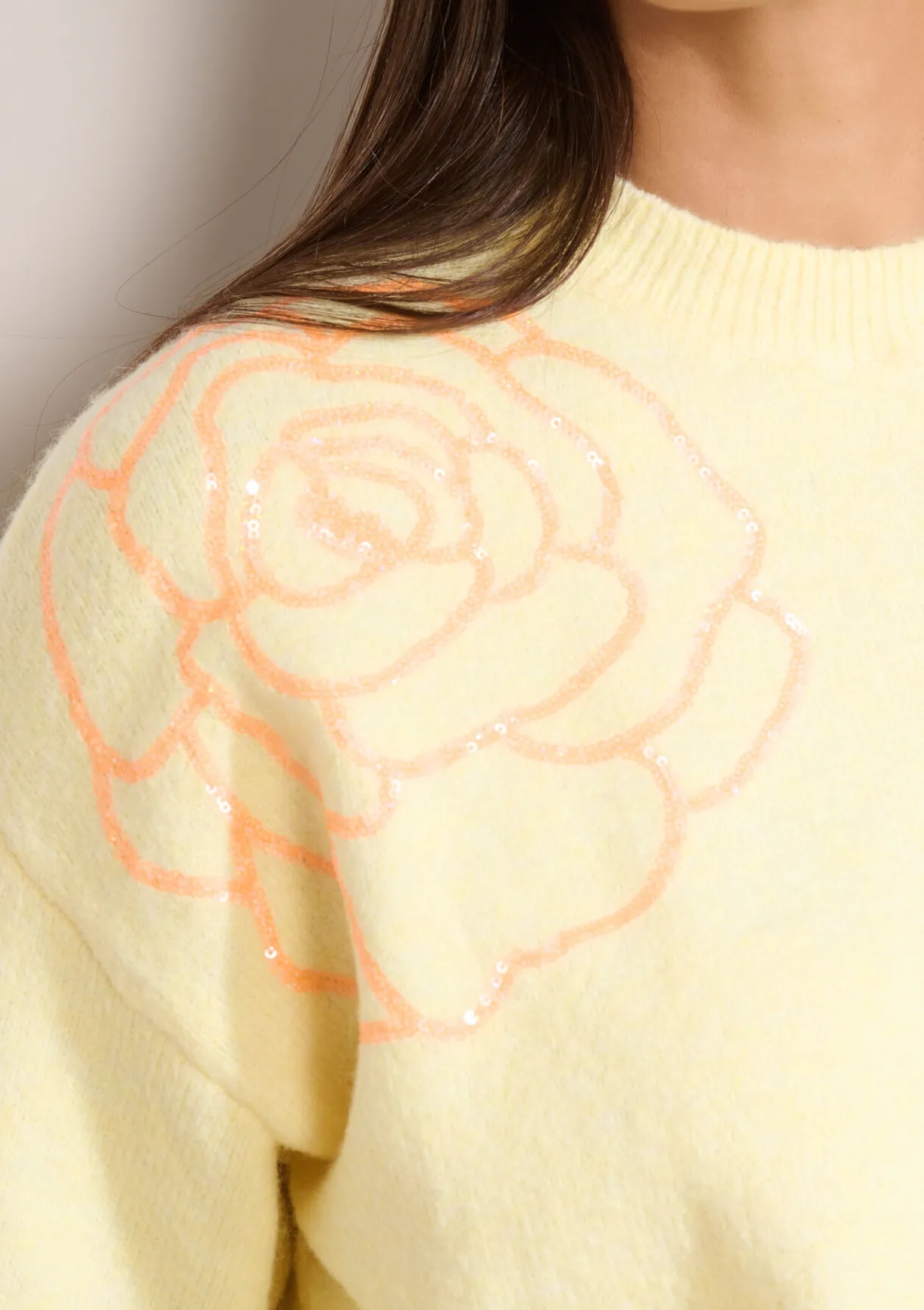 LolaLiza Trui met bloemenmotief- Truien En Cardigans