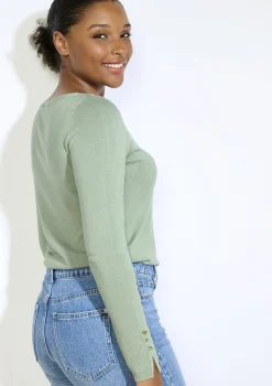 LolaLiza Trui met gouden knopen- Truien En Cardigans