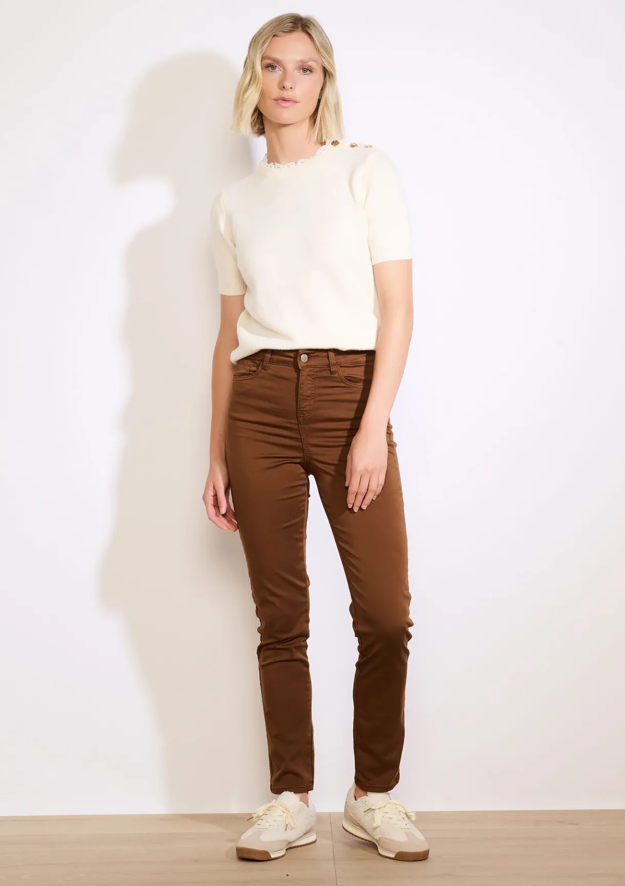 LolaLiza Trui met gouden knopen- Truien En Cardigans