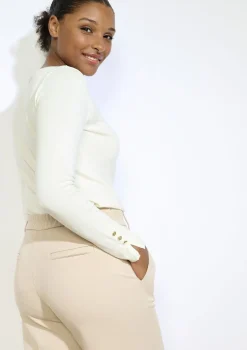 LolaLiza Trui met gouden knopen- Truien En Cardigans