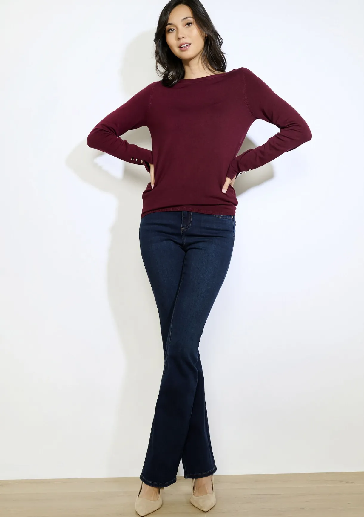 LolaLiza Trui met gouden knopen- Truien En Cardigans