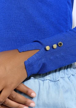 LolaLiza Trui met gouden knopen- Truien En Cardigans