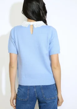 LolaLiza Trui met kanten kraag- Truien En Cardigans