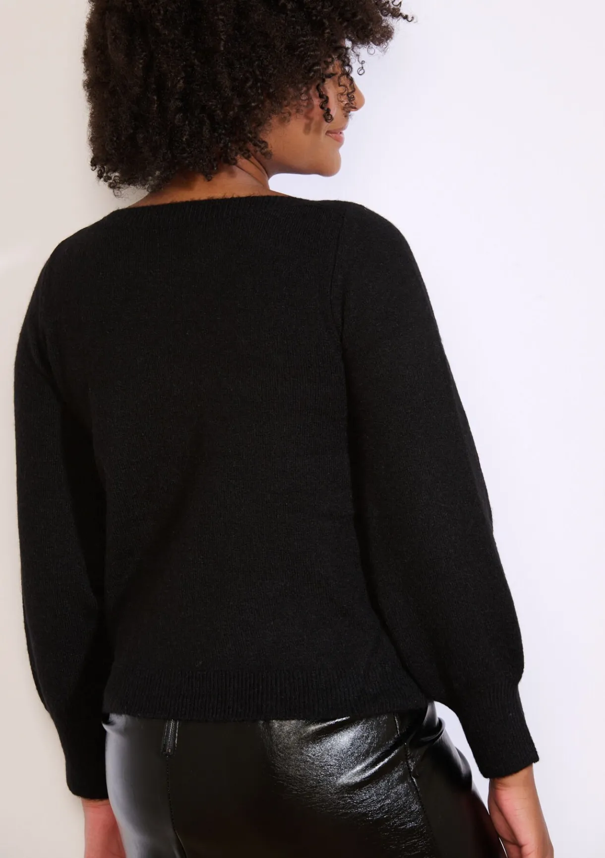 LolaLiza Trui met knopen op mouw- Truien En Cardigans