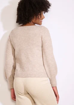 LolaLiza Trui met knopen op mouw- Truien En Cardigans