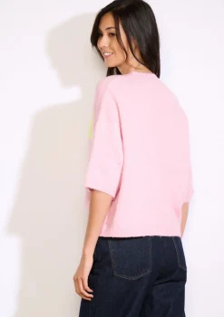 LolaLiza Trui met opschrift- Truien En Cardigans