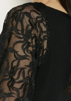 LolaLiza Trui met transparante mouwen- Truien En Cardigans