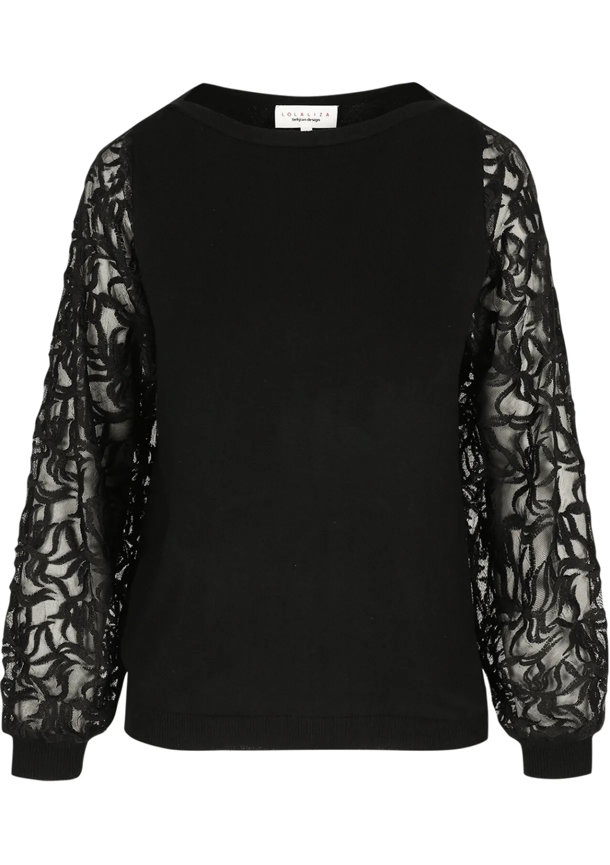 LolaLiza Trui met transparante mouwen- Truien En Cardigans