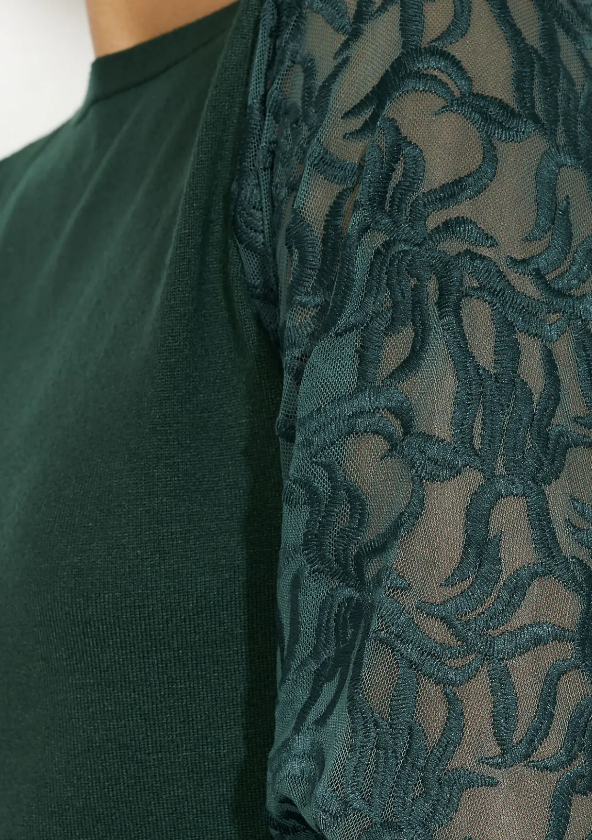 LolaLiza Trui met transparante mouwen- Truien En Cardigans