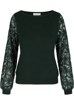 LolaLiza Trui met transparante mouwen- Truien En Cardigans