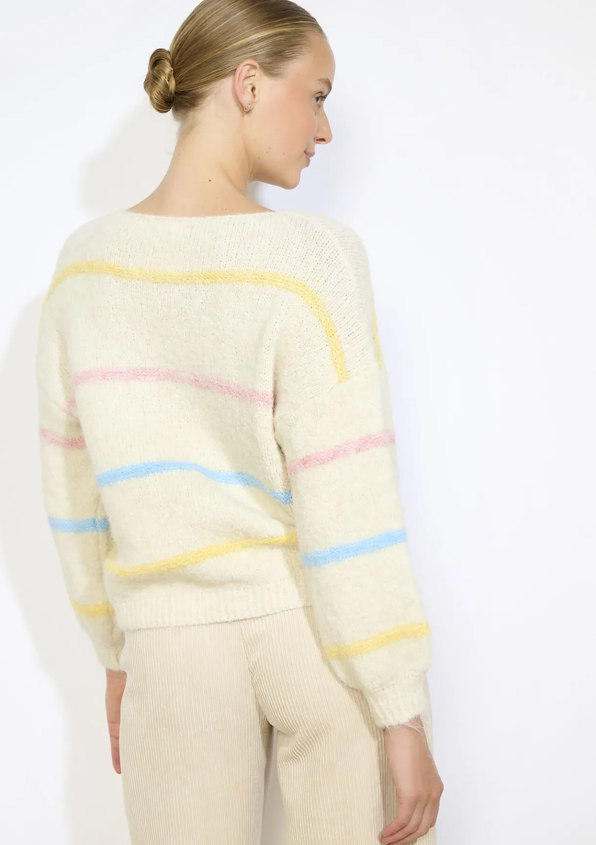 LolaLiza Trui met tricolore strepen- Truien En Cardigans