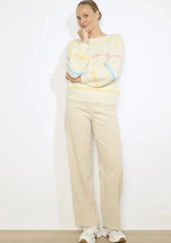 LolaLiza Trui met tricolore strepen- Truien En Cardigans