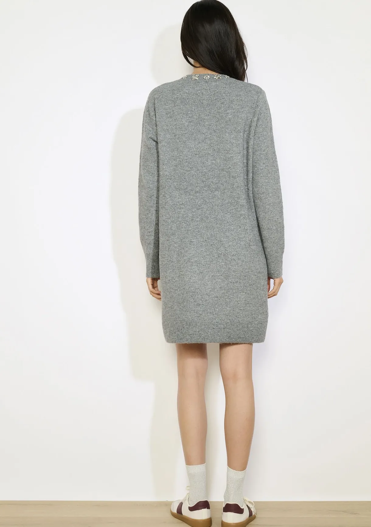 LolaLiza trui-jurk met sierkraag- Jurken