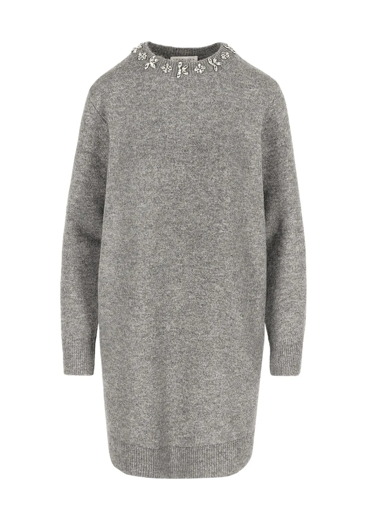 LolaLiza trui-jurk met sierkraag- Jurken