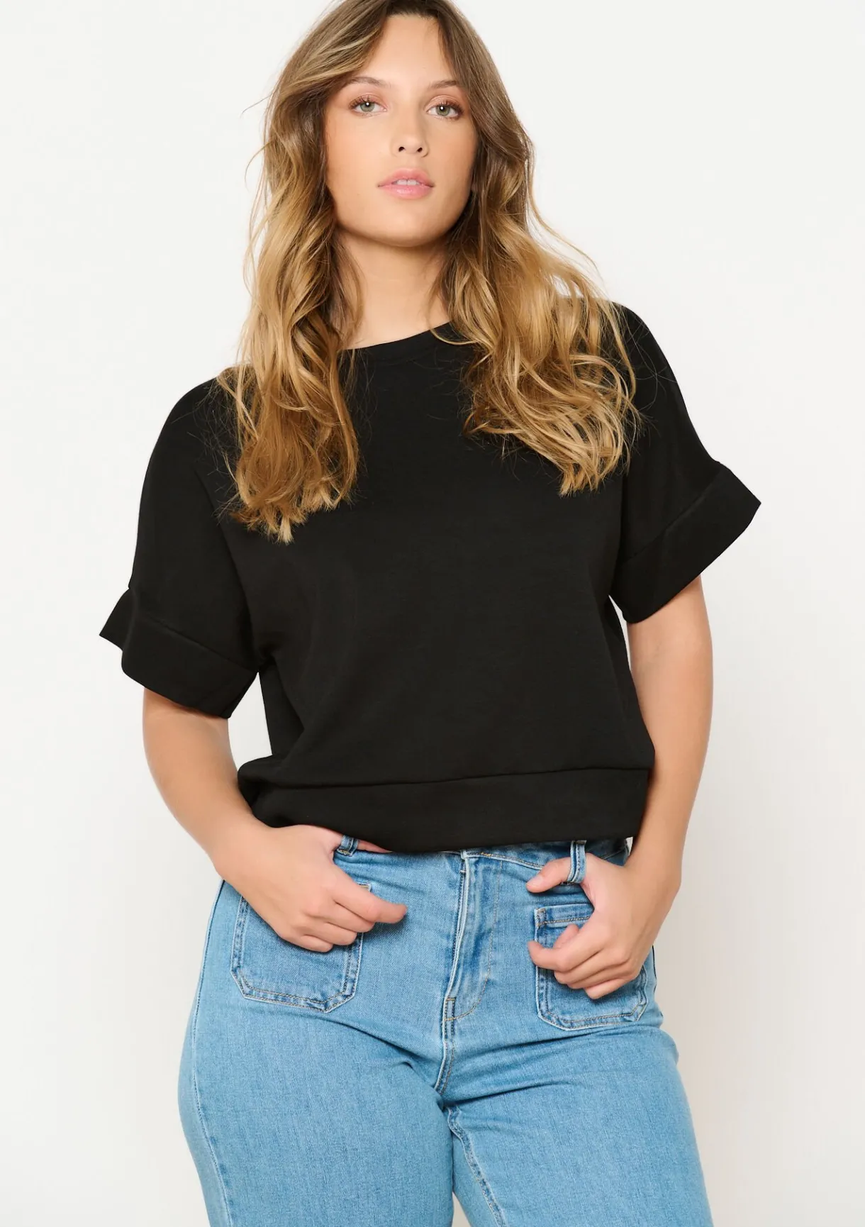 LolaLiza T-shirt in sweatstof- Tops En T-Shirts|Sweats