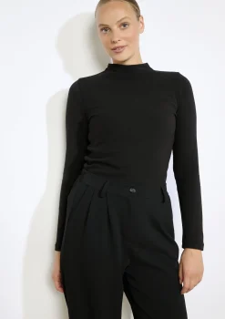 LolaLiza T-shirt lange mouwen met col- Tops En T-Shirts