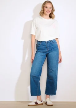 LolaLiza T-shirt met fijne borduring- Tops En T-Shirts