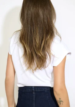 LolaLiza T-shirt met geborduurde bloemen- Tops En T-Shirts