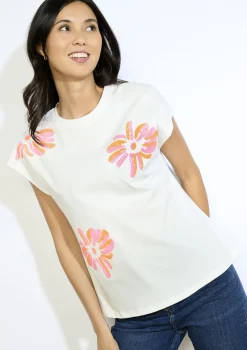 LolaLiza T-shirt met paillettenprint- Tops En T-Shirts