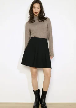 LolaLiza Uitlopende gebreide rok- Rokken