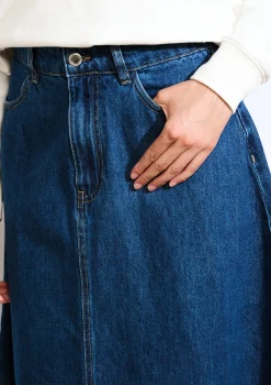 LolaLiza Uitlopende midi-jeansrok- Rokken