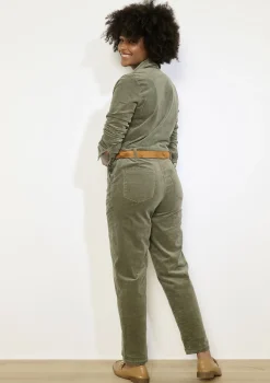 LolaLiza Velours jumpsuit met knopen- Jumpsuits