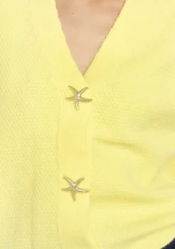 LolaLiza Vest met korte mouwen en V-hals- Truien En Cardigans