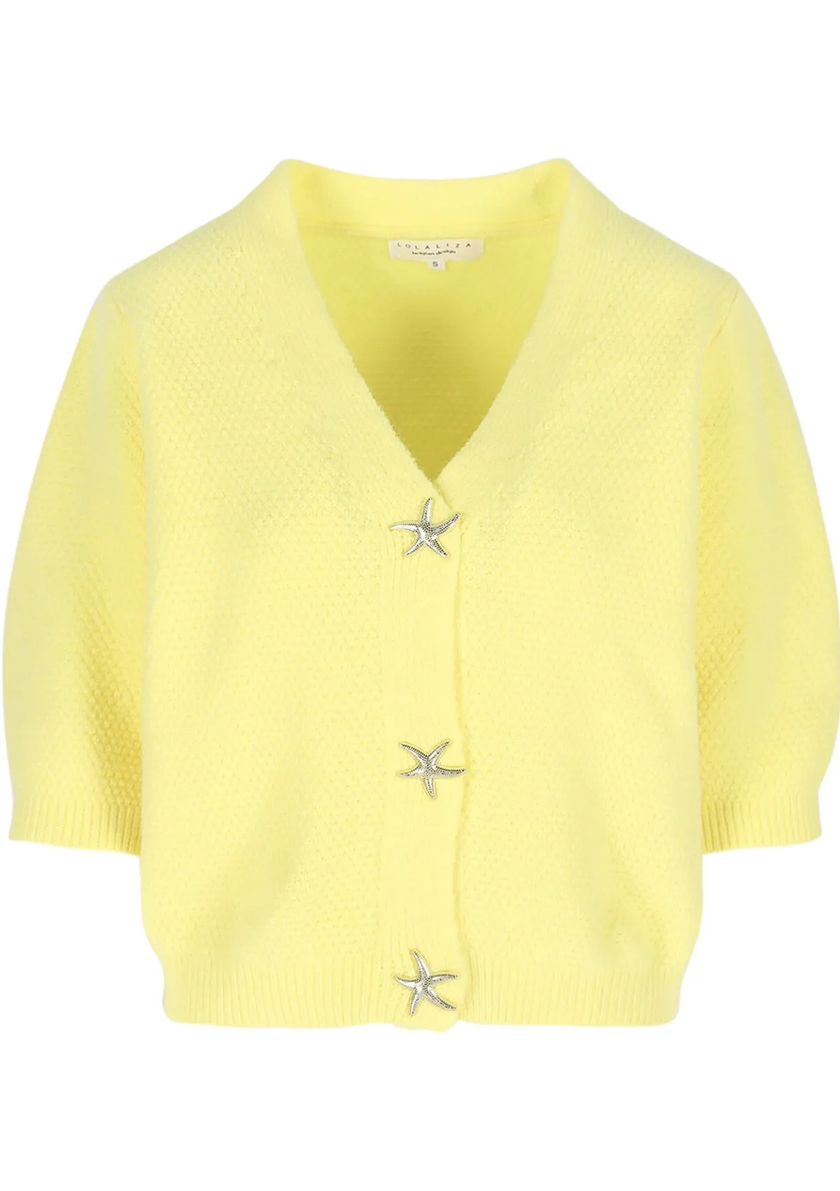 LolaLiza Vest met korte mouwen en V-hals- Truien En Cardigans