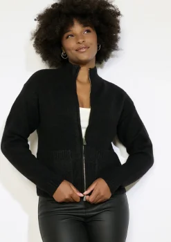 LolaLiza Vest met ritssluiting en kraag- Truien En Cardigans