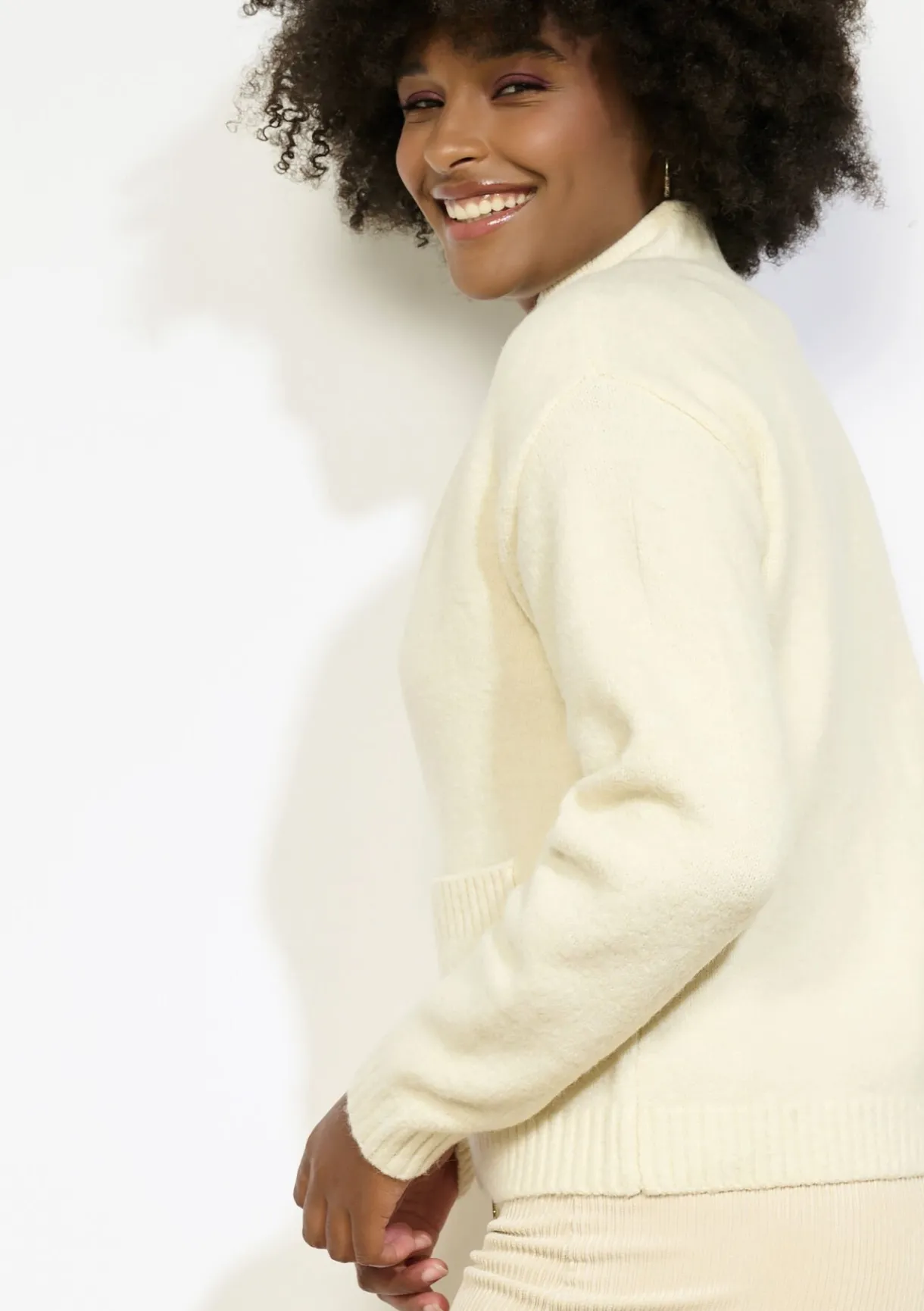 LolaLiza Vest met ritssluiting en kraag- Truien En Cardigans