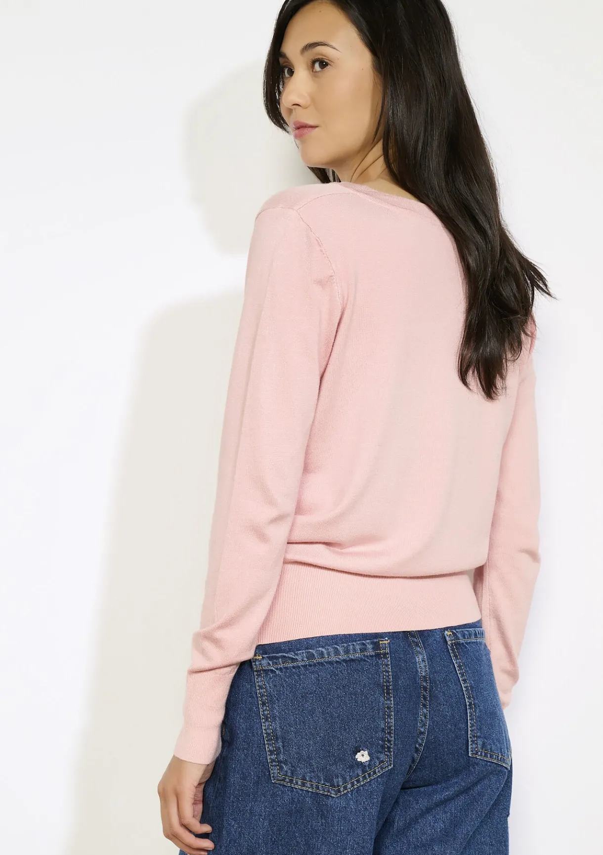 LolaLiza V-hals trui met knoopjes- Truien En Cardigans