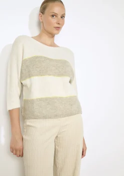 LolaLiza Vleermuismouwen gestreepte trui- Truien En Cardigans