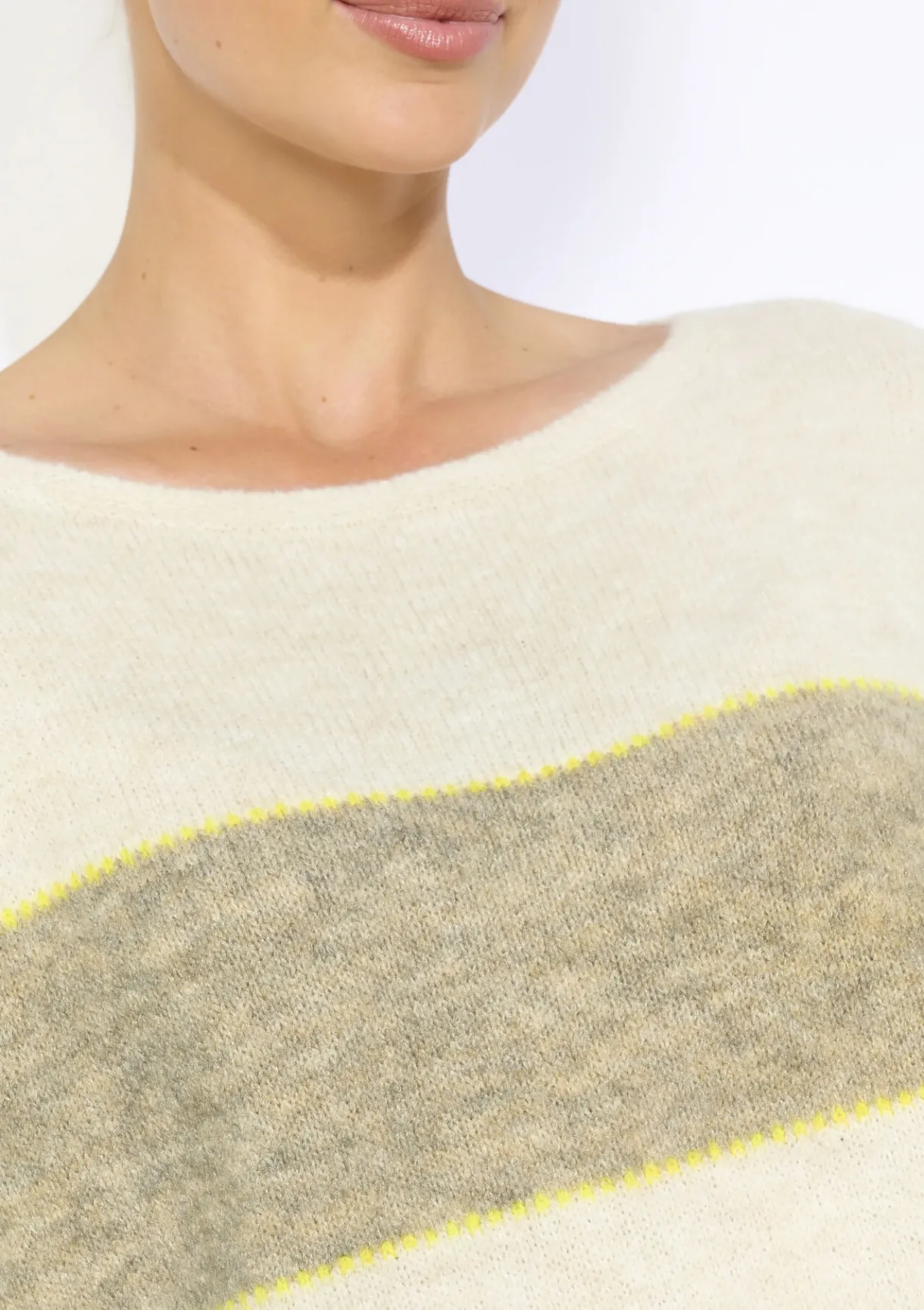 LolaLiza Vleermuismouwen gestreepte trui- Truien En Cardigans