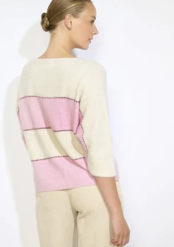 LolaLiza Vleermuismouwen gestreepte trui- Truien En Cardigans