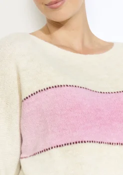 LolaLiza Vleermuismouwen gestreepte trui- Truien En Cardigans