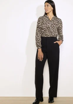 LolaLiza Vloeiende blouse met print- Tops En T-Shirts