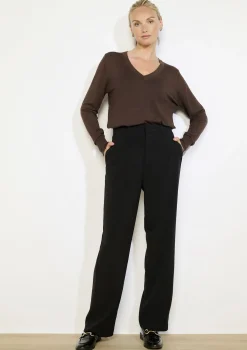 LolaLiza Vloeiende broek met hoge taille- Broeken