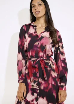 LolaLiza Vloeiende overhemdjurk- Jurken