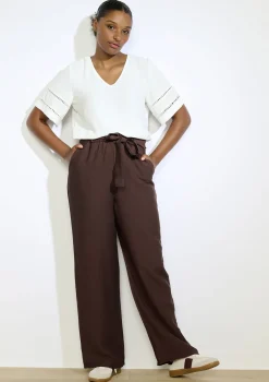 LolaLiza Wijde broek- Broeken