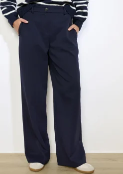 LolaLiza Wijde broek in twill- Broeken