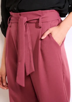 LolaLiza Wijde broek met ceintuur- Broeken