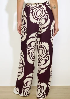 LolaLiza Wijde broek met print- Broeken