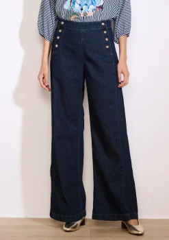 LolaLiza Wijde jeans met hoge taille- Jeans