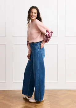 LolaLiza Wijde jeans met hoge taille- Jeans