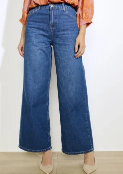 LolaLiza Wijde jeans met hoge taille- Jeans