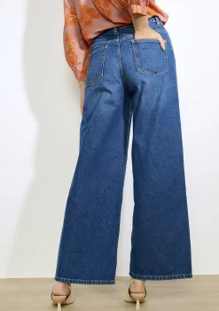 LolaLiza Wijde jeans met hoge taille- Jeans