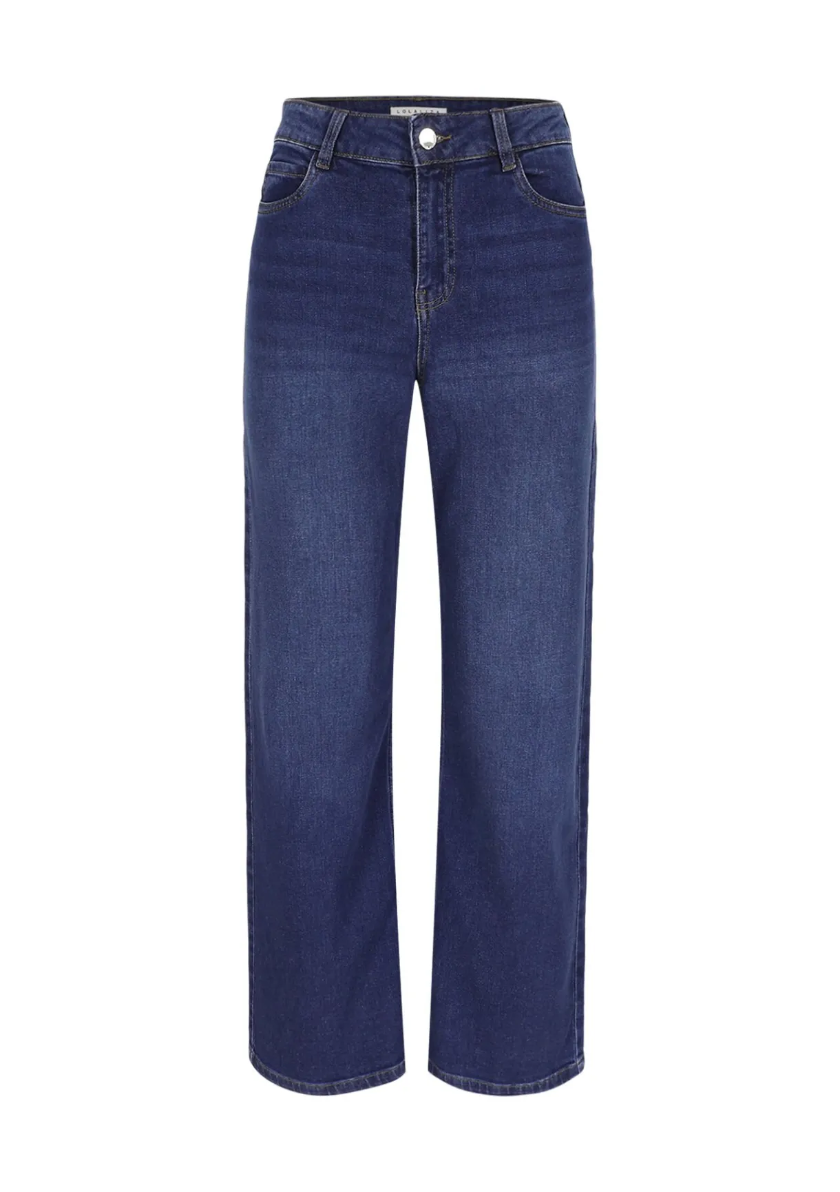 LolaLiza Wijde jeans met hoge taille- Jeans